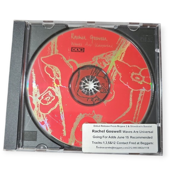 Other - Rachel Goswell‎ – Waves Are Universal [2004 Promotional CD]